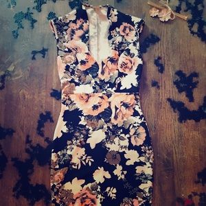 Floral Tight Dress